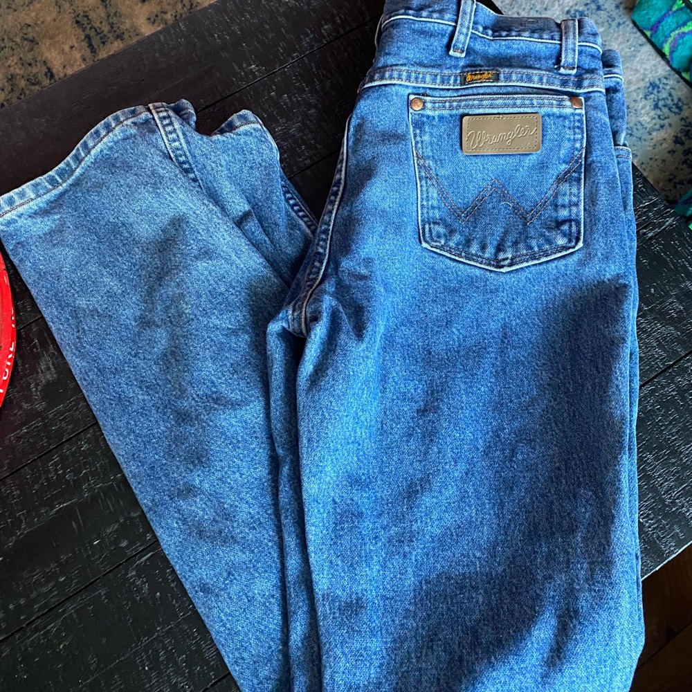 Men’s Wrangler Jeans - Cowboy cut Slim Fit, Stonewash